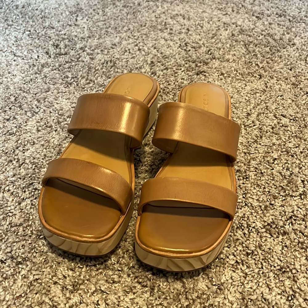 NEVER WORN Ellie all day Tan (Almond color) Clogs from Nisolo Size 7